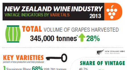 NZ Winegrowers - Wine Vintage Indicators 2013 Infographic