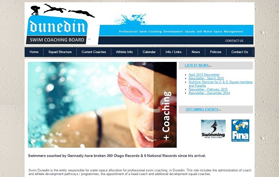 Swim Coaching Board brand development