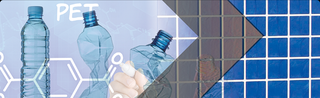 Recycled bottles become wall tiles