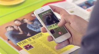 Scan a printed article’s headline, instantly get the digital version